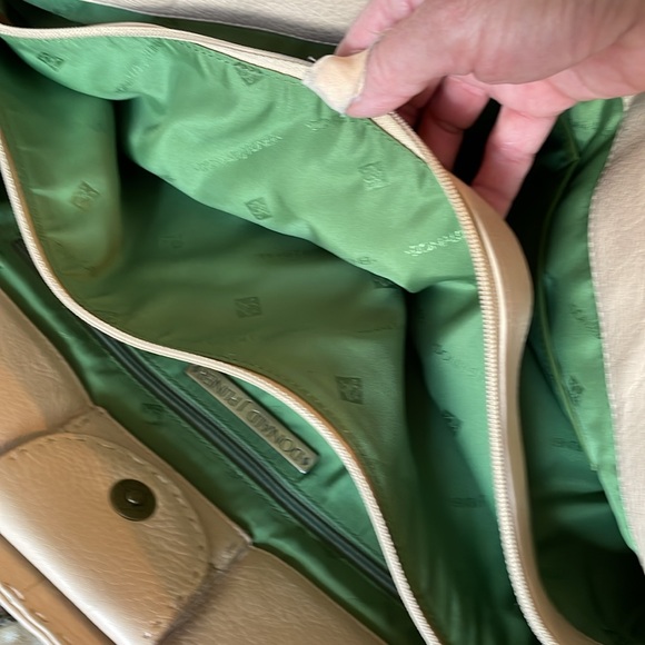 Donald Pliner leather carry bag - Picture 12 of 15